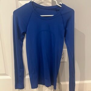 lululemon athletica Blue Long Sleeve Top